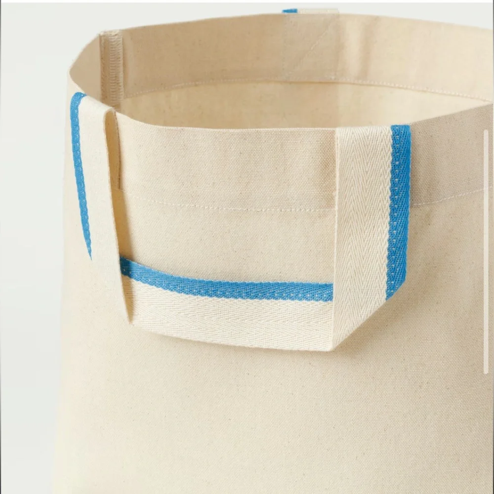 IKEA Bag Mini Canvas Tote SPIKRAK Cotton Natural 3 gallon Crafts Shopping Bag